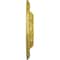 Ekena Millwork Granada Ceiling Medallion (Fits Canopies up to 7 1/8"), Hand-Painted Rich Gold, 23 1/2"OD x 2 3/4"P CM24GARGS - alternate 3